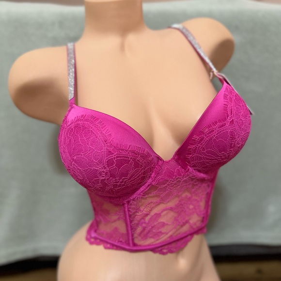 32A,B,C,D Victoria’s Secret bombshell Longline bra - Picture 1 of 8